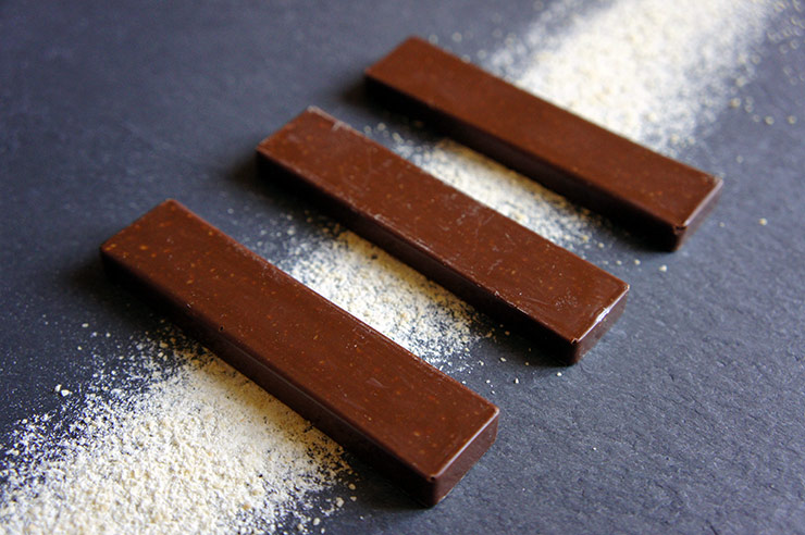 Barres chocolat-caramel
