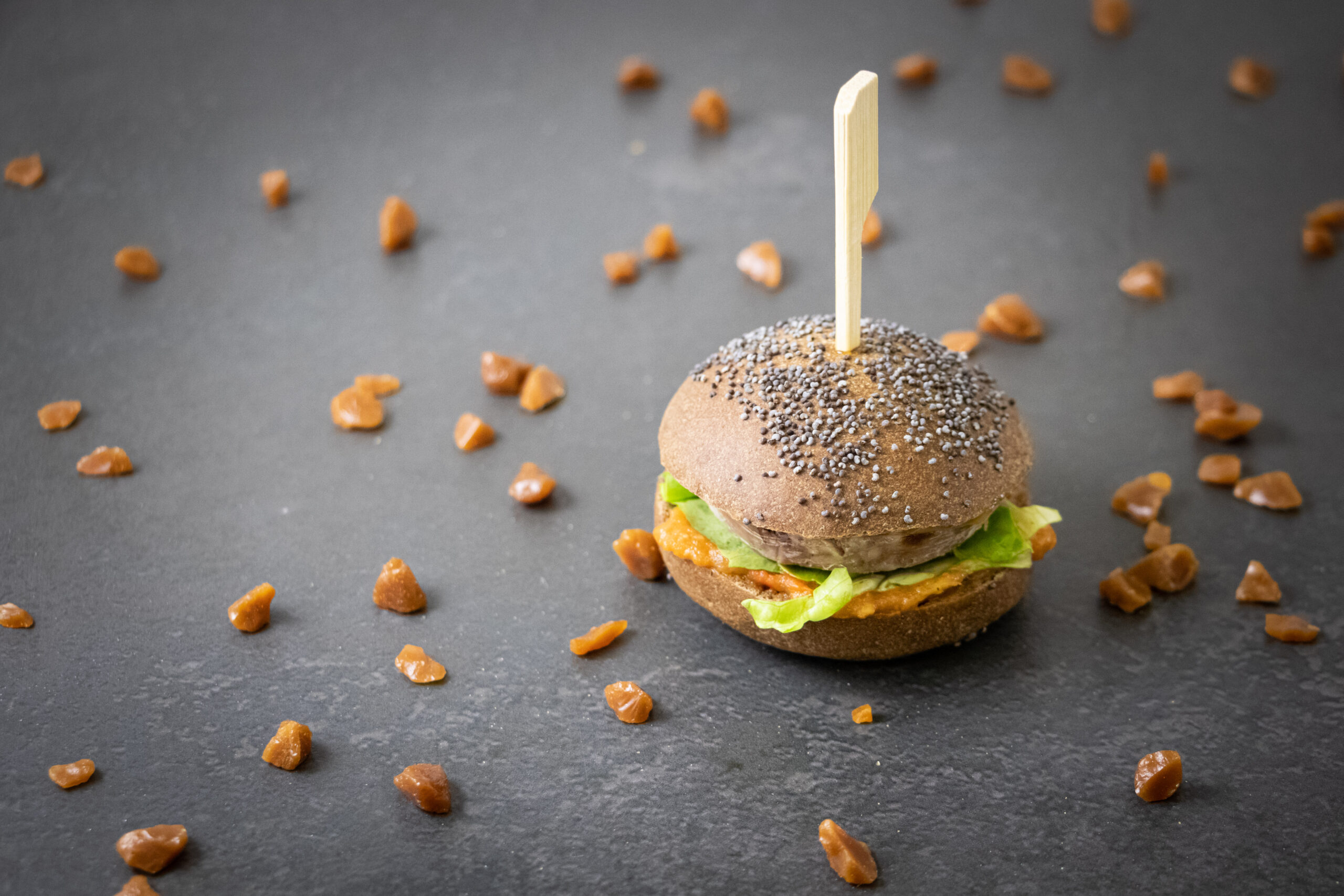 Recette de burger sucré salé au caramel